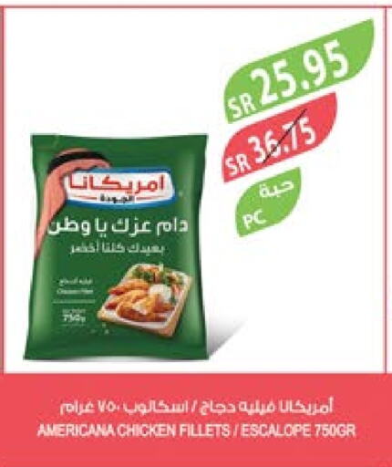 AMERICANA Chicken Fillet  in Farm  in KSA, Saudi Arabia, Saudi - Jazan