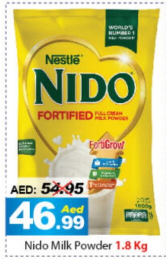 NIDO Milk Powder  in DESERT FRESH MARKET  in UAE - Abu Dhabi