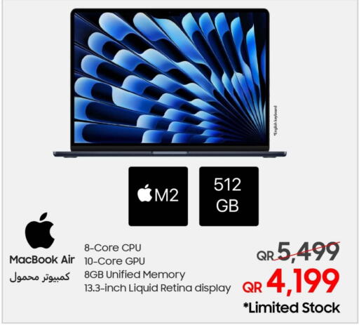 APPLE Laptop  in Techno Blue in Qatar - Al Khor