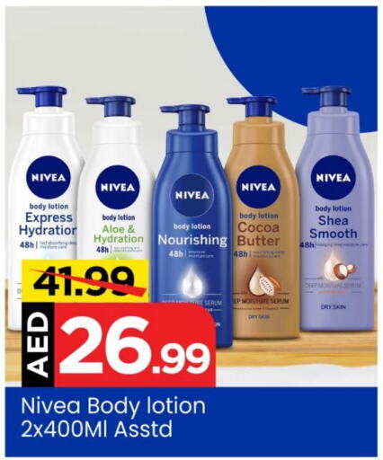 Nivea Body Lotion & Cream  in Mark & Save Value Retail in UAE - Dubai