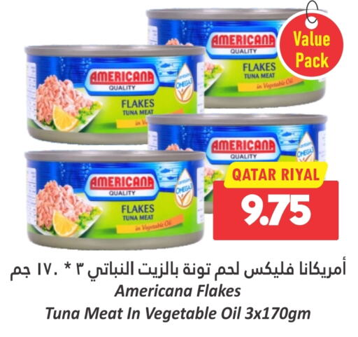 AMERICANA Tuna - Canned  in Dana Hypermarket in Qatar - Doha