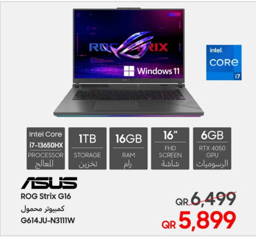 ASUS Laptop  in Techno Blue in Qatar - Al Khor