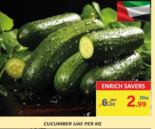  Cucumber  in Enrich Hypermarket in UAE - Abu Dhabi