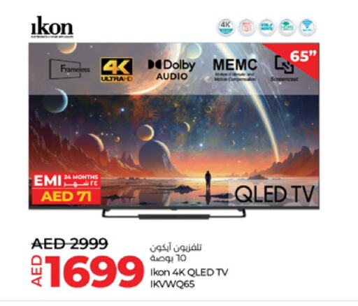 IKON QLED TV  in Lulu Hypermarket in UAE - Dubai