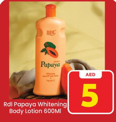 RDL Body Lotion & Cream  in Mark & Save Value Retail in UAE - Sharjah / Ajman