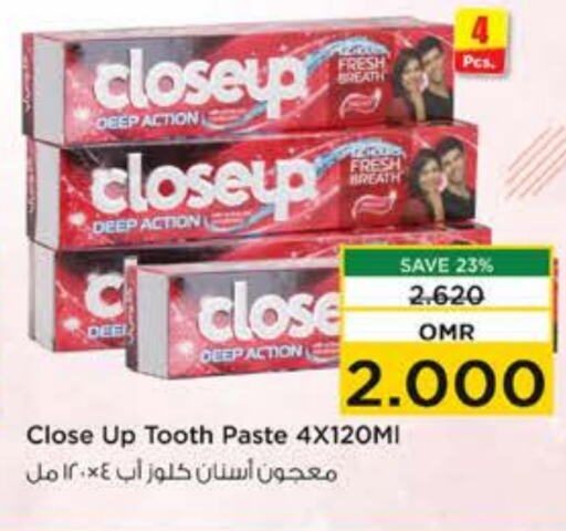 CLOSE UP Toothpaste  in Nesto Hyper Market   in Oman - Muscat