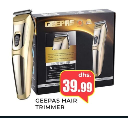 GEEPAS Hair Remover   in Meena Al Madina Hypermarket  in UAE - Sharjah / Ajman