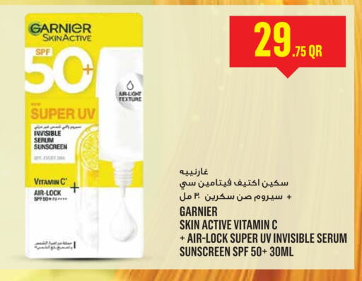 GARNIER Sunscreen  in Monoprix in Qatar - Al Wakra