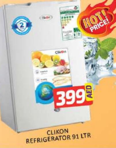 CLIKON Refrigerator  in Mango Hypermarket LLC in UAE - Dubai