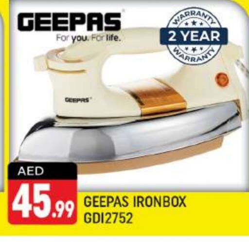 GEEPAS Ironbox  in Shaklan  in UAE - Dubai