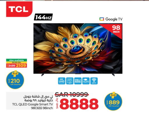 TCL Smart TV  in LULU Hypermarket in KSA, Saudi Arabia, Saudi - Dammam