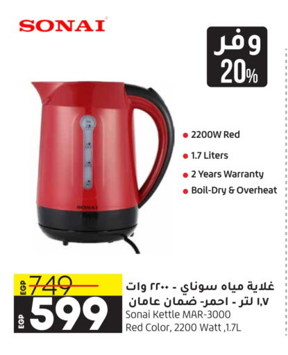  Kettle  in Lulu Hypermarket  in Egypt - Cairo