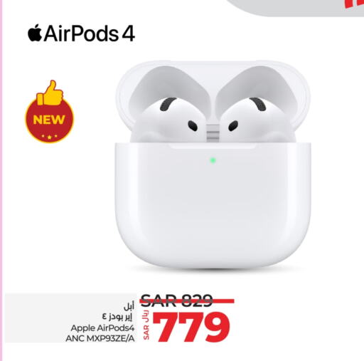 APPLE Earphone  in LULU Hypermarket in KSA, Saudi Arabia, Saudi - Unayzah