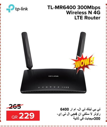 TP LINK Wifi Router  in Al Anees Electronics in Qatar - Doha