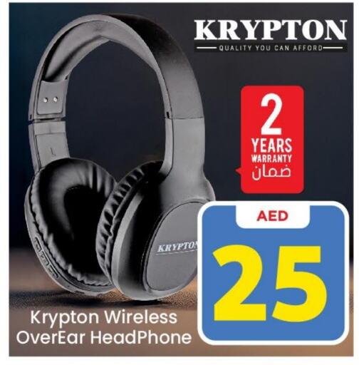 KRYPTON Earphone  in Mark & Save Value Retail in UAE - Dubai