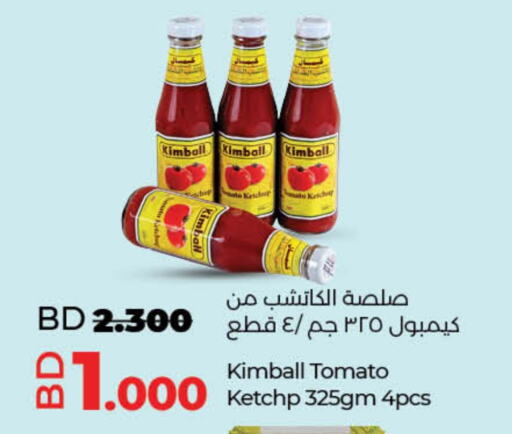 KIMBALL Tomato Ketchup  in LuLu Hypermarket in Bahrain