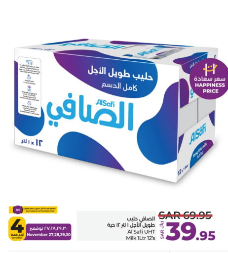 AL SAFI Long Life / UHT Milk  in LULU Hypermarket in KSA, Saudi Arabia, Saudi - Hafar Al Batin