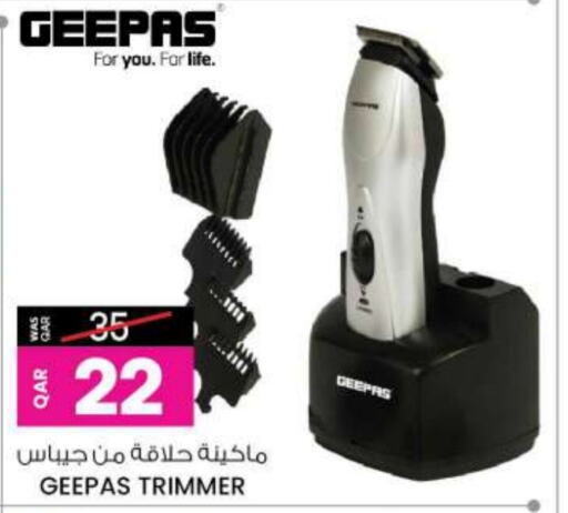 GEEPAS Hair Remover   in Ansar Gallery in Qatar - Al Shamal