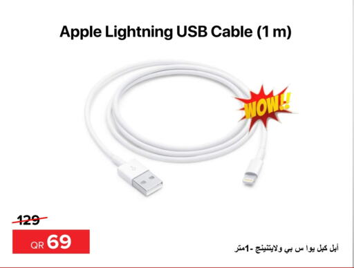 APPLE Cables  in Al Anees Electronics in Qatar - Al Rayyan