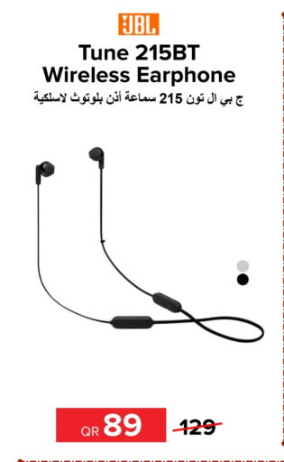 JBL Earphone  in Al Anees Electronics in Qatar - Al Khor