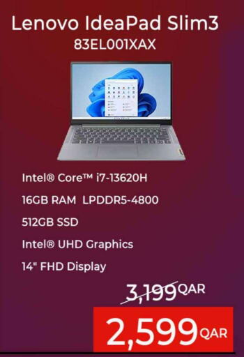 LENOVO Laptop  in Safari Hypermarket in Qatar - Al Rayyan