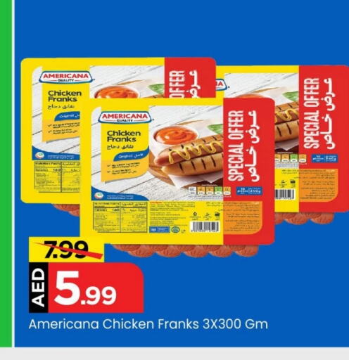 AMERICANA Chicken Franks  in Mark & Save in UAE - Abu Dhabi