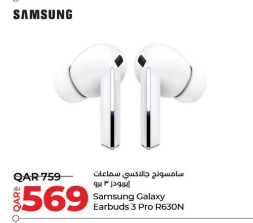 SAMSUNG Earphone  in LuLu Hypermarket in Qatar - Al Khor