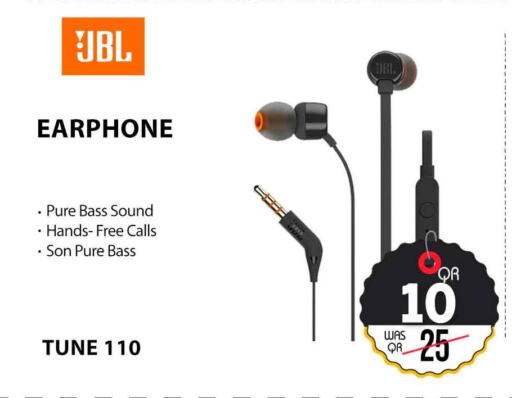 JBL Earphone  in Safari Hypermarket in Qatar - Al Wakra