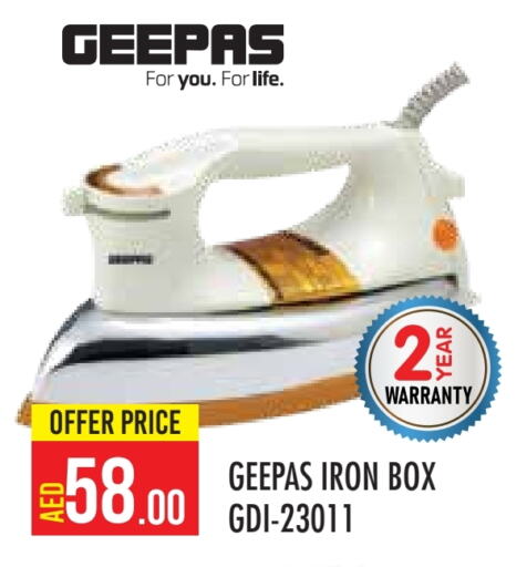 GEEPAS Ironbox  in Baniyas Spike  in UAE - Abu Dhabi