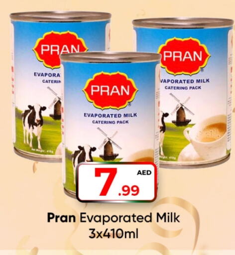 PRAN Evaporated Milk  in Mubarak Hypermarket Sharjah in UAE - Sharjah / Ajman