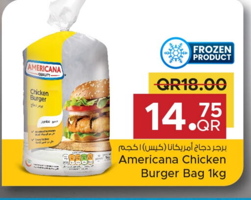 AMERICANA Chicken Burger  in Family Food Centre in Qatar - Al Wakra