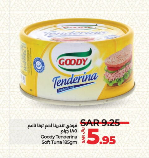 GOODY Tuna - Canned  in LULU Hypermarket in KSA, Saudi Arabia, Saudi - Dammam