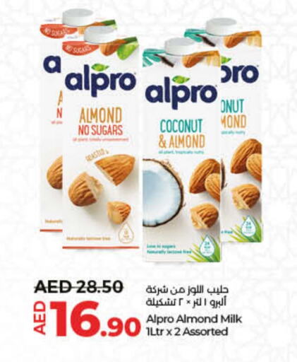 ALPRO Almond Milk  in Lulu Hypermarket in UAE - Dubai