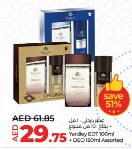 YARDLEY   in Lulu Hypermarket in UAE - Al Ain