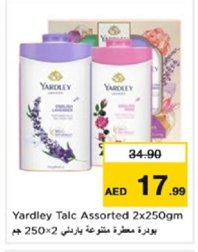 YARDLEY Talcum Powder  in Nesto Hypermarket in UAE - Abu Dhabi