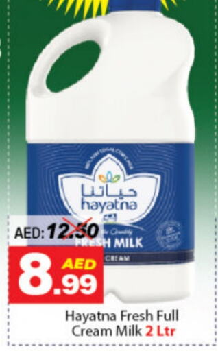 HAYATNA Fresh Milk  in DESERT FRESH MARKET  in UAE - Abu Dhabi