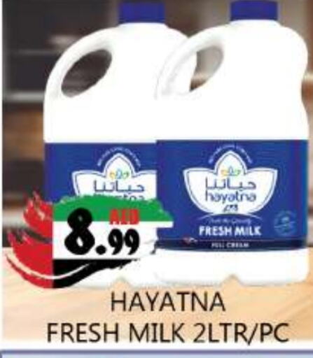 HAYATNA Fresh Milk  in Souk Al Mubarak Hypermarket in UAE - Sharjah / Ajman