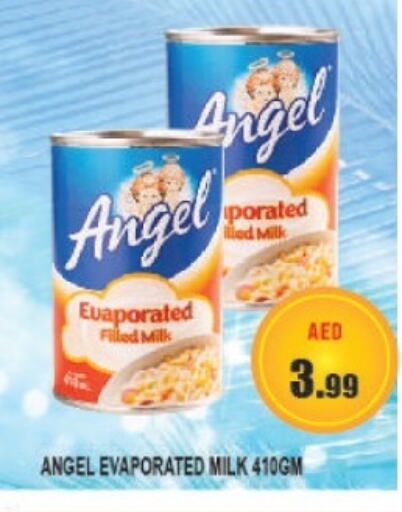 ANGEL Evaporated Milk  in Azhar Al Madina Hypermarket in UAE - Abu Dhabi