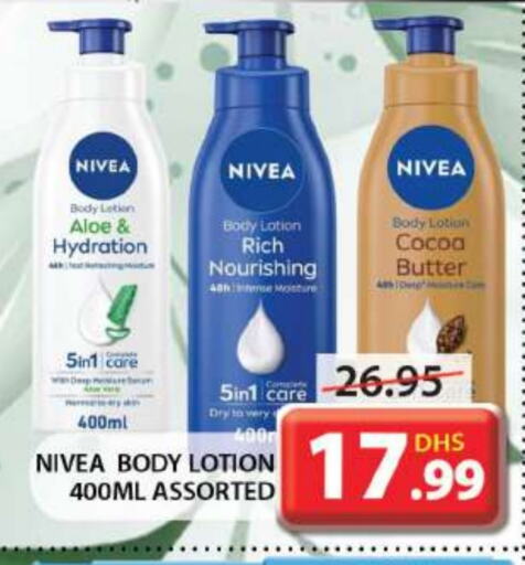 Nivea Body Lotion & Cream  in Grand Hyper Market in UAE - Sharjah / Ajman