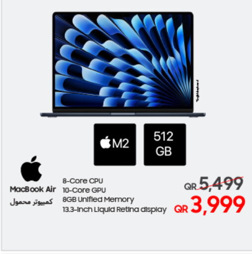 APPLE Laptop  in Techno Blue in Qatar - Al Wakra