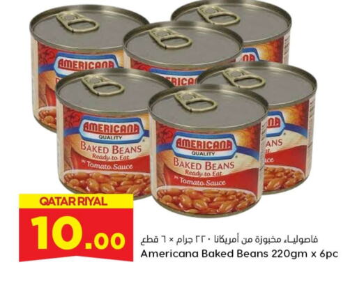 AMERICANA Baked Beans  in Dana Hypermarket in Qatar - Al Daayen