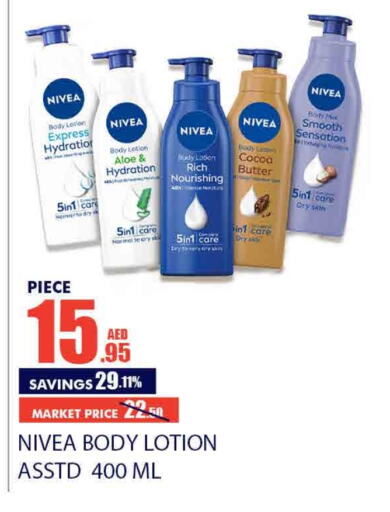 Nivea Body Lotion & Cream  in Bismi Wholesale in UAE - Dubai