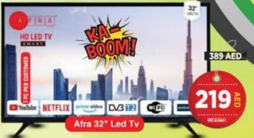 AFRA Smart TV  in AIKO Mall and AIKO Hypermarket in UAE - Dubai