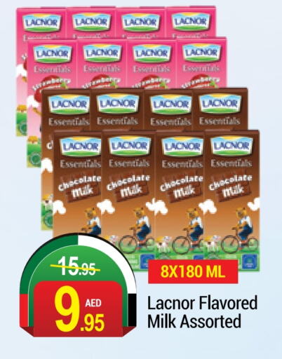 LACNOR Flavoured Milk  in NEW W MART SUPERMARKET  in UAE - Dubai