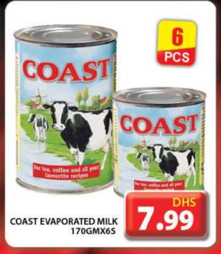 COAST Evaporated Milk  in Grand Hyper Market in UAE - Dubai