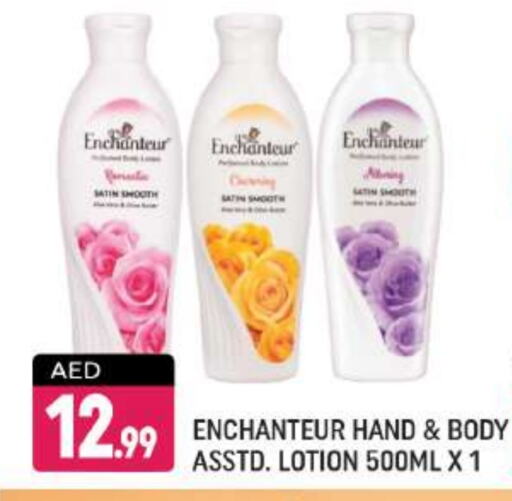 Enchanteur Body Lotion & Cream  in Shaklan  in UAE - Dubai