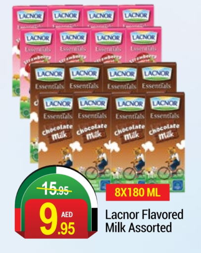 LACNOR Flavoured Milk  in NEW W MART SUPERMARKET  in UAE - Dubai