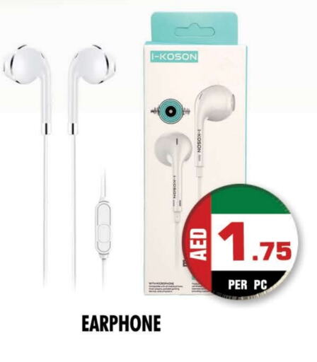  Earphone  in NIGHT TO NIGHT DEPARTMENT STORE in UAE - Sharjah / Ajman