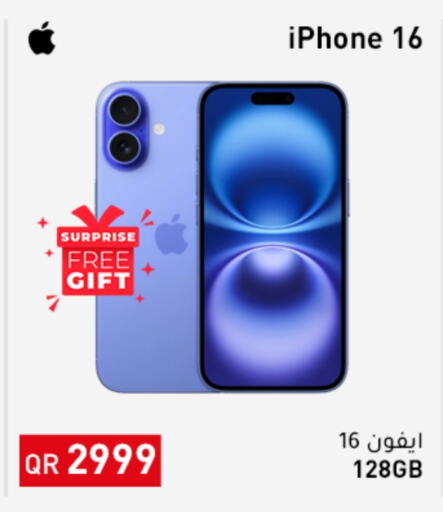 APPLE iPhone 16  in Peoples Telecom in Qatar - Al Wakra