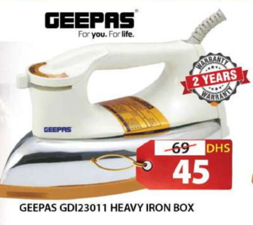 GEEPAS Ironbox  in Grand Hyper Market in UAE - Sharjah / Ajman